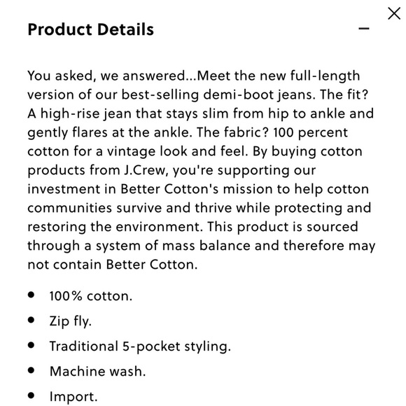 NWT J. Crew  Full Length Demi Boot Jean - Picture 8 of 9